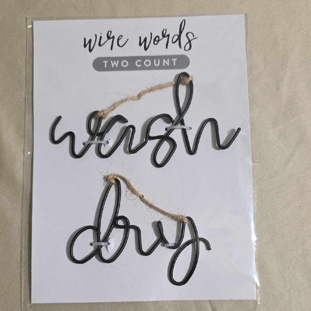 **FREE W/PURCHASE** Target Black Wire Wall Decor